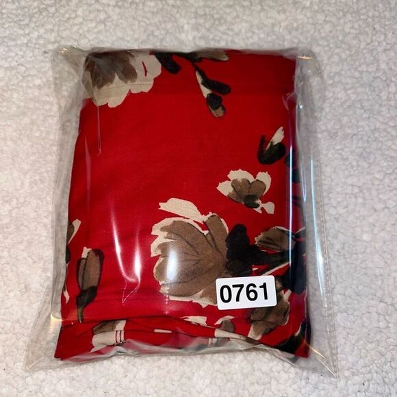 Chicos Women’s Platinum Jegging Pants Red Tan Floral Pattern Size 2 (Womens Size - Picture 12 of 12